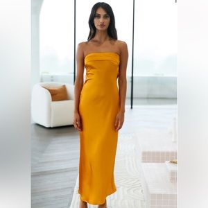Hello Molly Coolness Calling Maxi Dress Golden